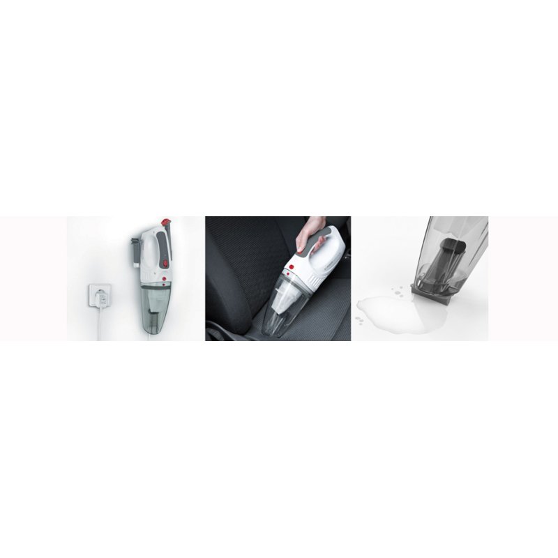 SEVERIN aspirateur à main sans fil S'Power home&car HV 7144, blanc, batterie Li-ion 7,4V